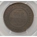 AUSTRALIA 1925 . ONE 1 PENNY . GENUINE . BROKEN N